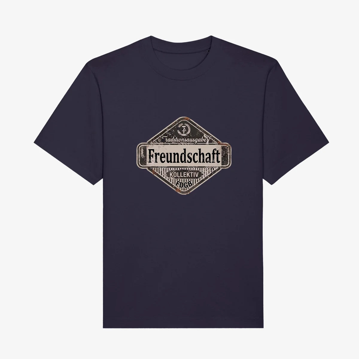 Wendekind |Freundschaft Vintage Shirt navy