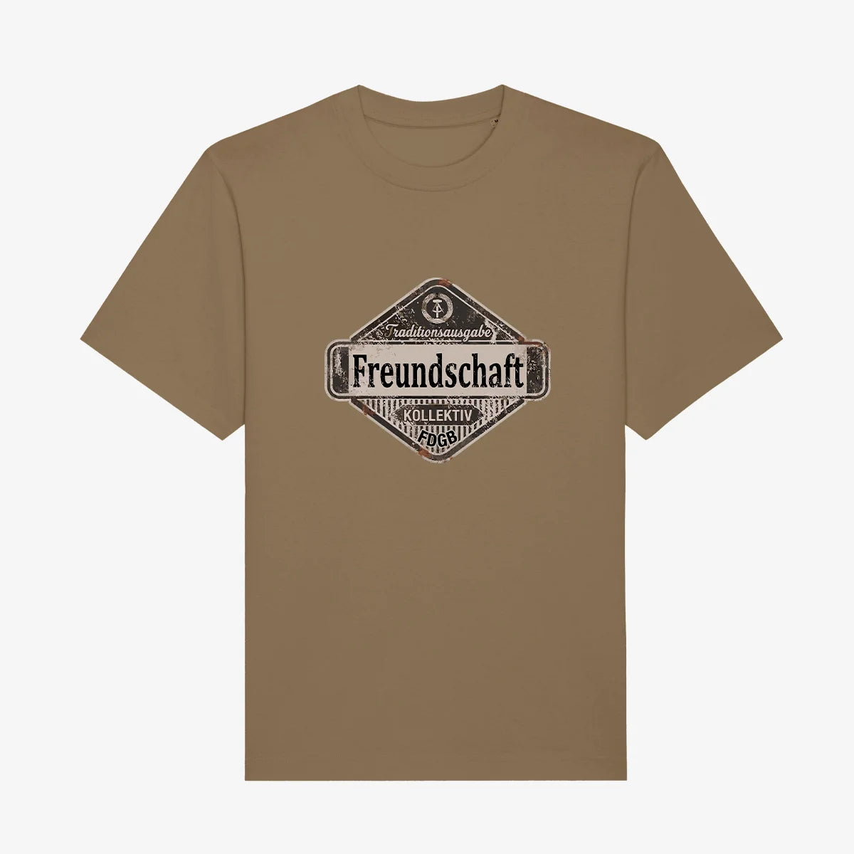 Wendekind |Freundschaft Vintage Shirt olive