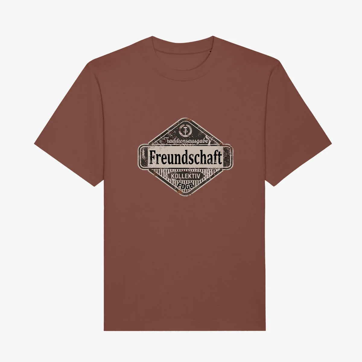 Wendekind |Freundschaft Vintage Shirt braun