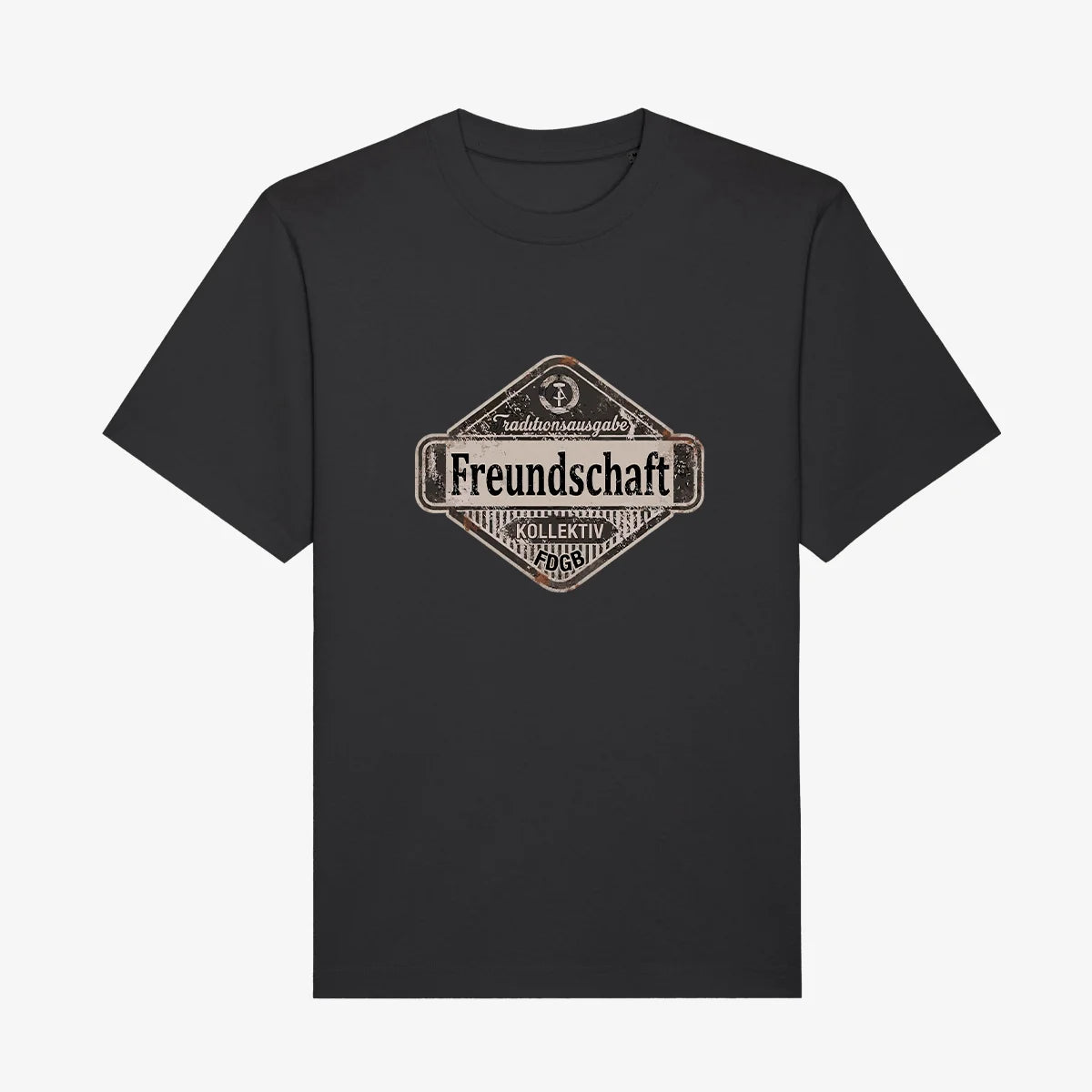 Wendekind |Freundschaft Vintage Shirt schwarz