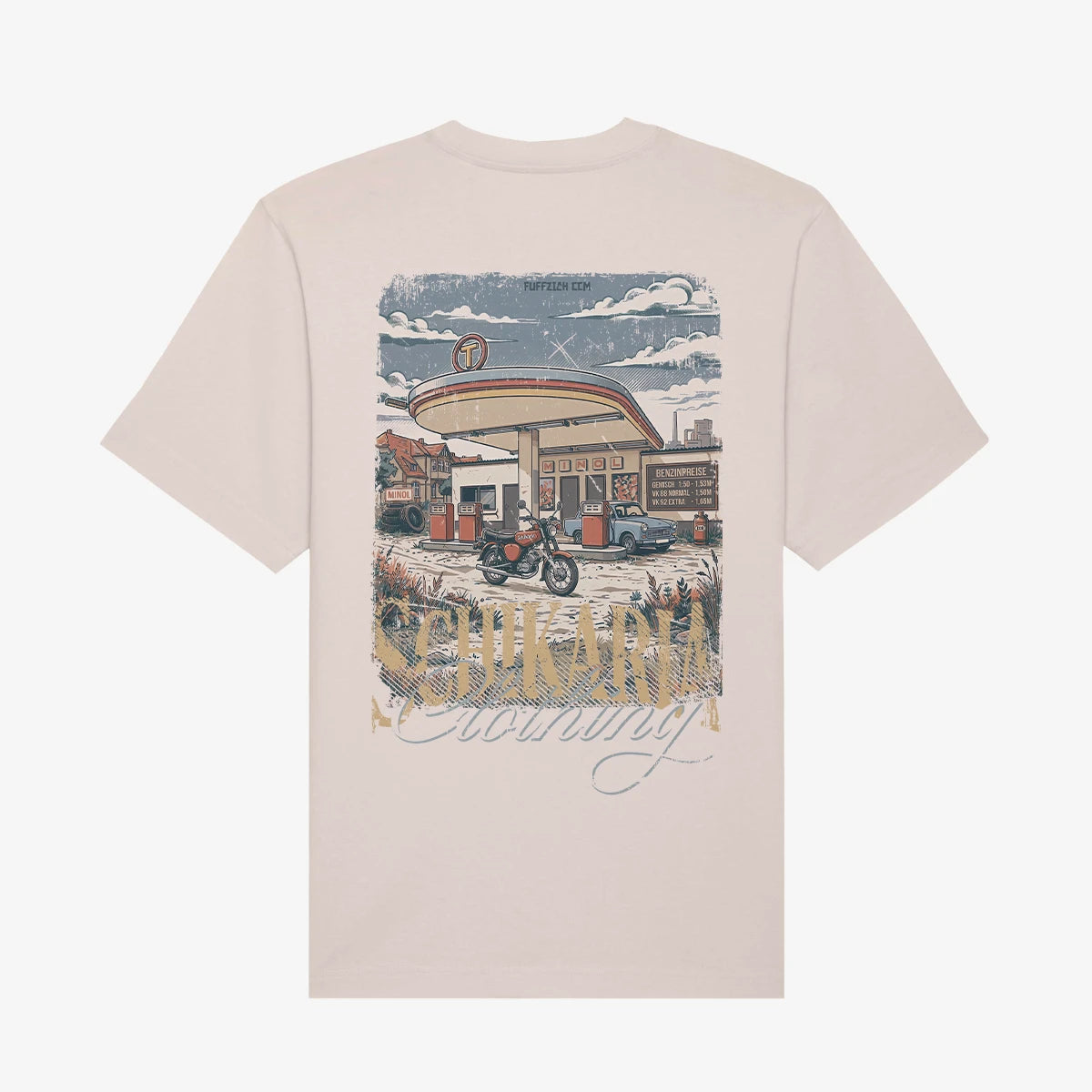 Schikaria | Zweitakt Kult Shirt whitesand